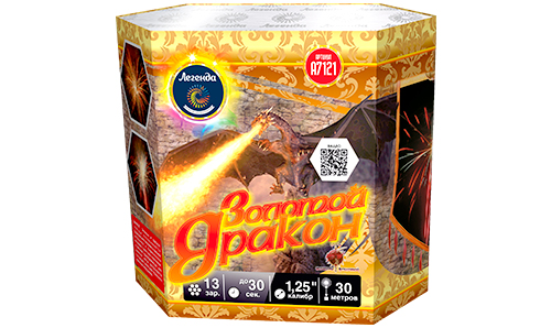  Батарея салютов Золотой дракон  в Туймазах